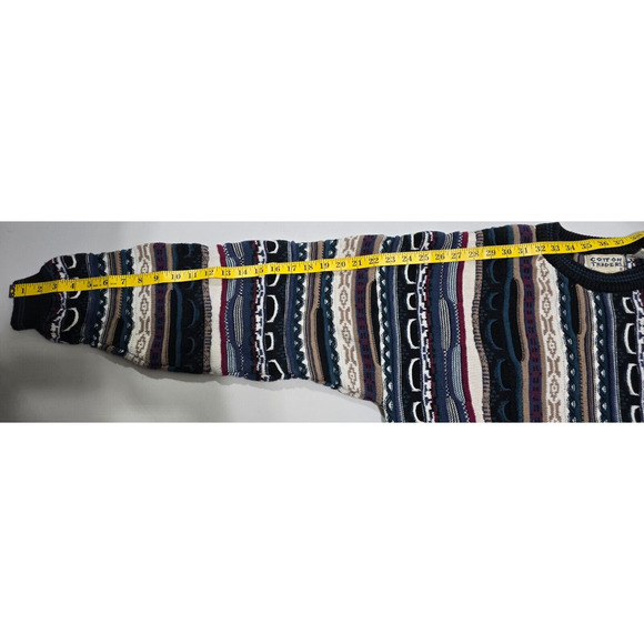 Vintage Cotton Traders Sweater Adult XL/T Knit Textured Pullover Mens Crewneck - Picture 10 of 10